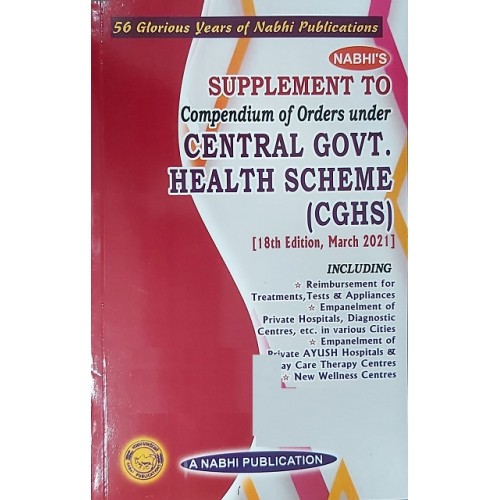Nabhi's Supplement to Compendium of Orders Under Central Government Health Scheme (CGHS) 2021